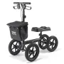 Folding Knee Scooter, Aluminum Steerable Knee Walker with Height-Adjustable Handlebar & Knee Pad, 12" (30.5 cm) All-Terrain Whee