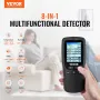 Air Quality Monitor 8-IN-1, Professional PM2.5 PM10 PM1.0 Particle Counter, Formaldehyde, Temperature, Humidity, TVOC AQI Tester