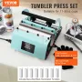 Tumbler Heat Press Machine and Sublimation Tumblers, Tumbler Press Set with 8pcs 20OZ Blank Tumblers, Mug Press Cup Press for 11