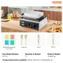 Electric Donut Maker, 1550W Commercial Donut Machine med
