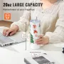 50 Pack Straight Sublimering Tumblers, 20 Oz Blank Tumbler