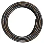 Hydraulic Hose 1/2 inch x 100 ft, Coiled Hydraulic Hose 4000 PSI, Rubber Hydraulic Hose with 2 High-Tensile Steel Wire Braid, Bu