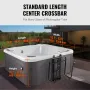 Hot Tub Cover Lift, Spa Cover Lift, Hydraulic, Height 33.1" - 41.3" Width 53.1" - 92.5" Adjustable, Installed Underneath on one 
