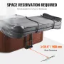 Hot Tub Cover Lift, Spa Cover Lift, Hydraulic, Height 33.1" - 41.3" Width 53.1" - 92.5" Adjustable, Installed Underneath on one 
