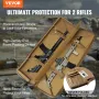 Rifle taske 42 tommer taktisk dobbelt lang pistolpose til 2