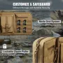 Rifle Bag, 42 inch Tactical Double Long Gun Bag, Soft Rifle Case with Lockable Zipper, Portable Handle & Shoulder Strap, 3 Large