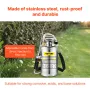 Stainless Steel Sprayer 6L Household Gardening and Floor Cleaning Sprayer, Suitable for the Current Neds of Industry, Agricultur