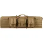 Rifle Bag, 42 inch Tactical Double Long Gun Bag, Soft Rifle Case with Lockable Zipper, Portable Handle & Shoulder Strap, 3 Large