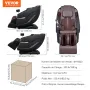Full Body Massage Chair, SL-Track Zero Gravity Massage Recliner, 3D Shiatsu, Body Scan, Heating, Bluetooth Speaker, Airbags for 