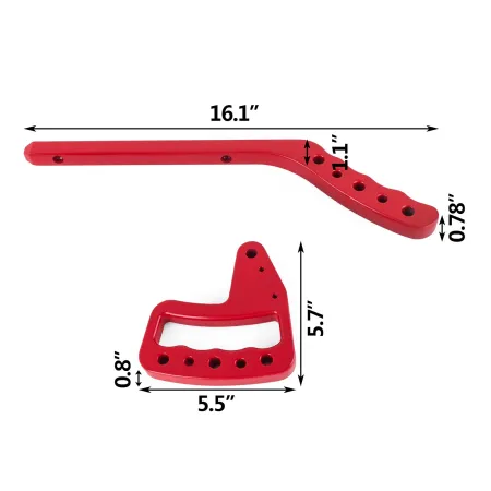 Håndgreb foran bagkompatibel med 2007-2017 Jeep Wrangler JK Ny