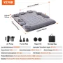 Truck Bed Air Mattress, for 6-6.5 ft Full Size Truck Beds, Inflatable Air Mattress Camping Bed with 12V Air Pump 2 Pillows, Carr