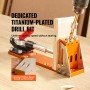 30 Pcs Pocket Hole Jig Kit, Adjustable & Easy to Use Pocket Hole Jig System with Step Drills, Wrenches, Drill Stop Rings, and