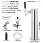 Enkelt tap kegerator tårn kit kegerator øltårn og a-system