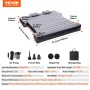 Truck Bed Air Mattress, for 5.5-5.8 ft Full Size Short Truck Beds, Inflatable Air Mattress Camping Bed with 12V Air Pump 2 Pillo