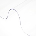 Thick Table Cover 110 x 46 Inch Thick Clear Table Protector Clear PVC Tablecloth Table Top Protector 2mm Thick Table Cover