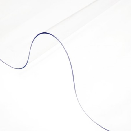Thick Table Cover 110 x 46 Inch Thick Clear Table Protector Clear PVC Tablecloth Table Top Protector 2mm Thick Table Cover