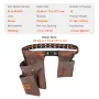 Tool Belt, 13 Pockets, Adjusts from 29 Inches to 54 Inches, Polyester Heavy Duty Tool Pouch Bag, Detachable Tool Bag for Electri