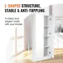 Kitchen Pantry Cabinet, 60 "Højt madspisopbevaringsskab, 110 kg