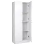 Kitchen Pantry Cabinet, 60 "Højt madspisopbevaringsskab, 110 kg