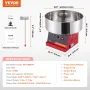 Electric Cotton Candy Machine, 1000W Candy Floss Maker