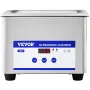 0.8L Ultrasonic Cleaners Digital Heater Timer for Cleaning Jewelry Cleaning Eyeglass 35W Stainless steel for Commercial Personal