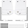 Murphy Montering Wall Springs Mechanism Heavy Duty Support Hardware DIY Kit til King Queen Bed (lodret), White