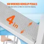 Dock Ladder, Removable 4 Steps, 350 lbs Load Capacity, Aluminum Alloy Pontoon Boat Ladder with 4'' Wide Step & Anti-Slip Design 