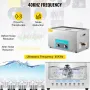 30L Ultrasonic Cleaner Jewelry Cleaner with Heater Timer for Jewelry Cleaning Knob Control Eyeglass Rings Dentures Music Instrum
