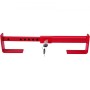 Cargo Container Lock 9.84"-17.32" Locking Distance Semi Truck Door Locks with 2 Keys Shipping Container Accessories Red