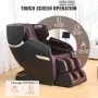 Massage Chair - Full Body Zero Gravity Chair with Multiple Automatic Modes, 3D Shiatsu, Heating, Bluetooth Speaker, Airbag, Foot