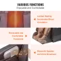 Massage Chair - Full Body Zero Gravity Chair with Multiple Automatic Modes, 3D Shiatsu, Heating, Bluetooth Speaker, Airbag, Foot