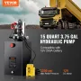 Hydraulisk pumpe 15 kvart dobbeltvirkende dump trailer pumpe