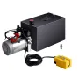 Hydraulic Pump, 15 Quart Hydraulic Power Unit, Double Acting Dump Trailer Pump, 0.91 GPM Flow Rate, 3200 PSI Max Relief Pressure
