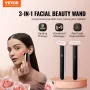 Red Light Therapy Wand for Face, 7-Color LED Facial Wand Red Light Therapy Device with Heatig Therapy| Microcurrent Vibrating Ma