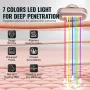 Red Light Therapy Wand for Face, 7-Color LED Facial Wand Red Light Therapy Device with Heatig Therapy| Microcurrent Vibrating Ma