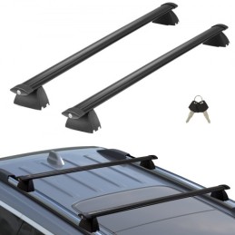 Roof Rack Cross Bars, Compatible with 2011-2021 Jeep Grand Cherokee with Grooved Side Rails, 200lbs Load Capacity, Aluminum