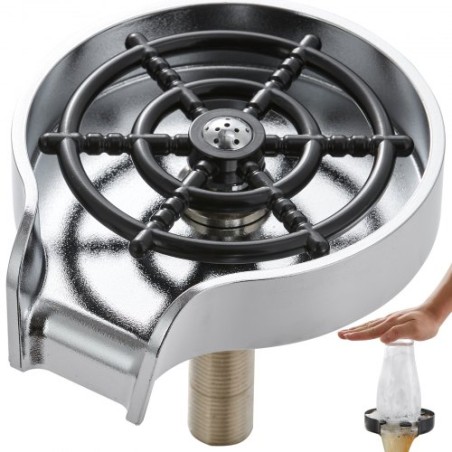 Glassskinner, 10 kraftfulde sprøjtestråler 360â ° Rotation Cup Rinser til vask, WearProof AB