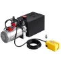 Hydraulic Pump, 10 Quart Hydraulic Power Unit, Double Acting Dump Trailer Pump, 0.91 GPM Flow Rate, 3200 PSI Max Relief Pressure