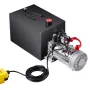 Hydraulic Pump, 12 Quart Hydraulic Power Unit, Single Acting Dump Trailer Pump, 0.91 GPM Flow Rate, 3200 PSI Max Relief Pressure