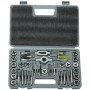 Tap and Die Set 40Pcs SAE Size NC/NF/NPT Bearing Steel Threading Tool