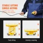 Hydraulic Pump 8 Quart/7.6 L Single Acting Dump Trailer Pump Power Unit DC 12V