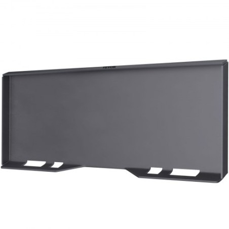 Skid Steer Mount Plate 0,24 "Tyk glidestyringsplade Høj kvalitet Stål Hurtig fastgørelseslæsserplade med 3