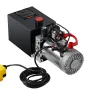 Hydraulisk pumpe 8 liter enkeltvirkende dump trailer pumpe