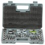 Tap and Die Set 40Pcs SAE Size NC/NF/NPT Bearing Steel Threading Tool