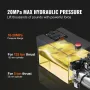 Hydraulisk pumpe 8 liter dobbeltvirkende dump trailer pumpe