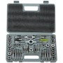 Tap and Die Set 40Pcs SAE Size NC/NF/NPT Bearing Steel Threading Tool