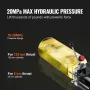 Hydraulisk pumpe 10 liter enkeltvirkende dump trailer pumpe