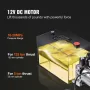 Hydraulic Pump 4 Quart/3.8 L Single Acting Dump Trailer Pump Power Unit DC 12V