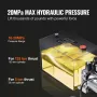 Hydraulisk pumpe 20 liter enkeltvirkende dump trailer