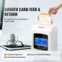 Time Card Time Clock Attendance Recorder with 102 Cardboard Cards 1 Badge Tape Timetable Arrival Departure 3 Teams 6 Punches/Day